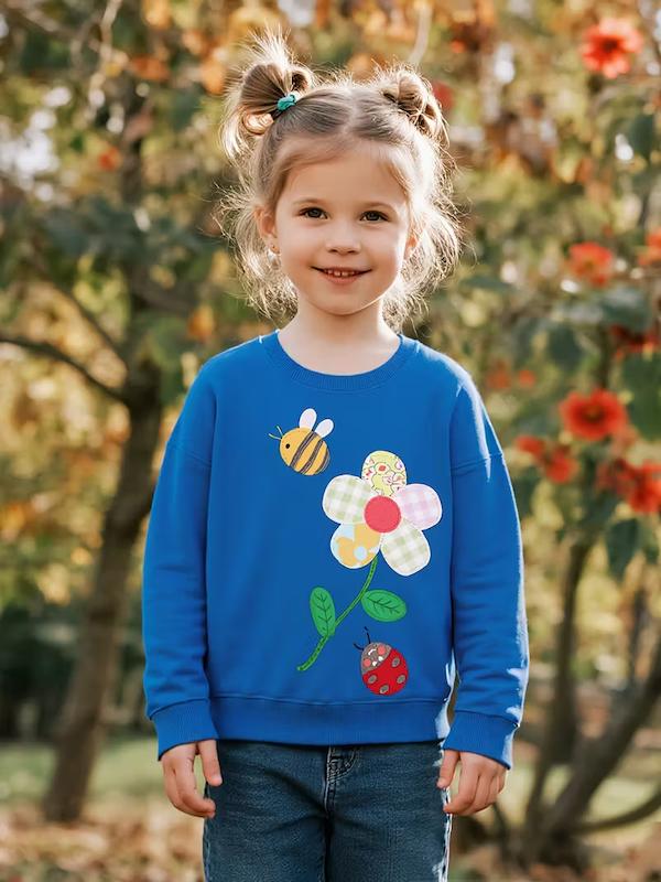 پلیور آستین بلند دخترانه ( 2 تا 7 سال ) ( Min.28.TM )