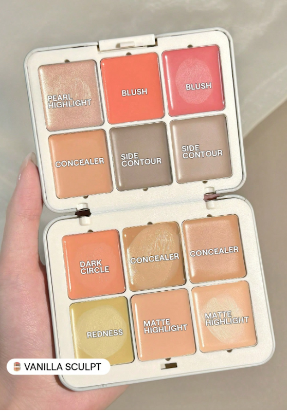 پالت آرایشی صورت چندکاره شیگلم ( SHEGLAM ) (naf.shein.19.12)