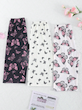 شلوار راحتی طرح پروانه و پاپیونی 3 تکه (XL تا S) (TAR-65-SHEIN)