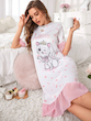 لباس خواب زنانه طرح گربه (XL تا S) (TAR-40-SHEIN)