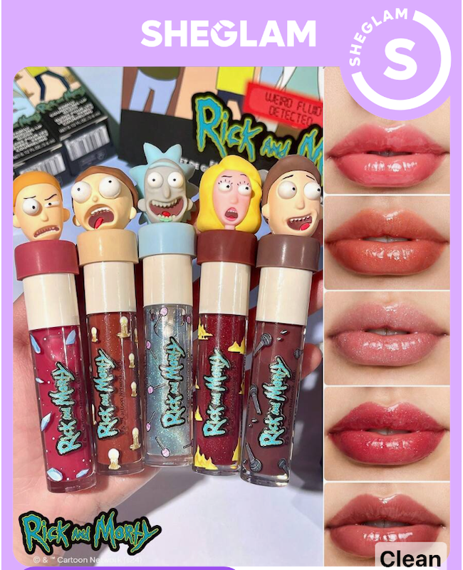 ست 5 تایی برق لب شیگلم  (SHEGLAM) (naf.Shein.72.67)