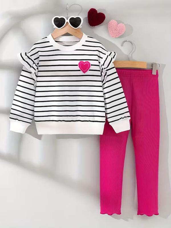 ست بلوز و شلوار دخترانه ( 8 تا 12 سال ) (Min.29.00-TM)