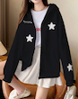 هودی زنانه INAWLY با طرح حروف و ستاره (XL تا XS) (TAR-85-SHEIN)