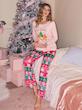 ست لباس خواب زنانه طرح کریسمس  (XL تا S) (sar-62-SHEIN)