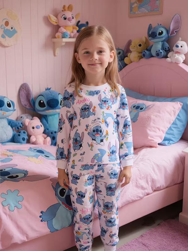 ست پیراهن و شلوار دخترانه(2 تا 9 سال)(Min-39.00-TM)