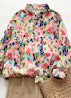 بلوز زنانه آستین بلند گشاد و راحت طرح Allover  (XL تا S) (TAR-47-SHEIN)