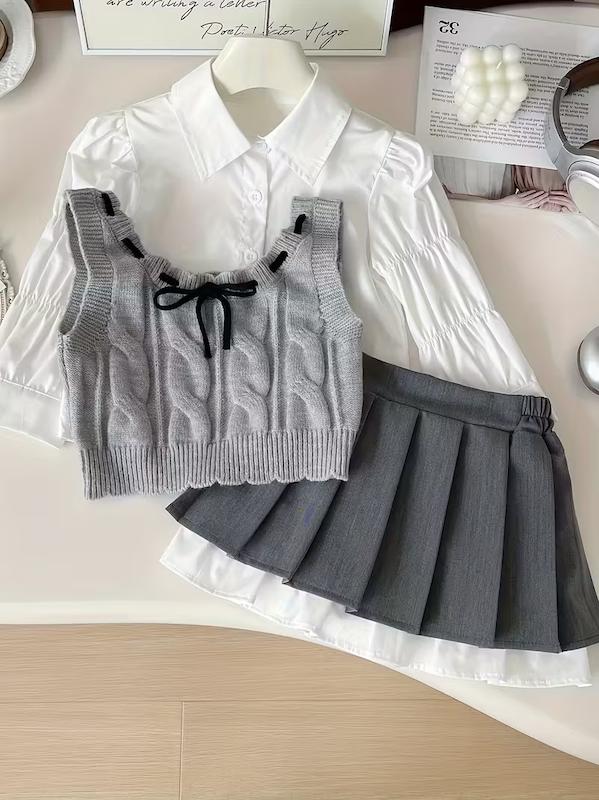 ست 3 تکه دخترانه (1 تا 10 سال)(Min-77.00 TM)