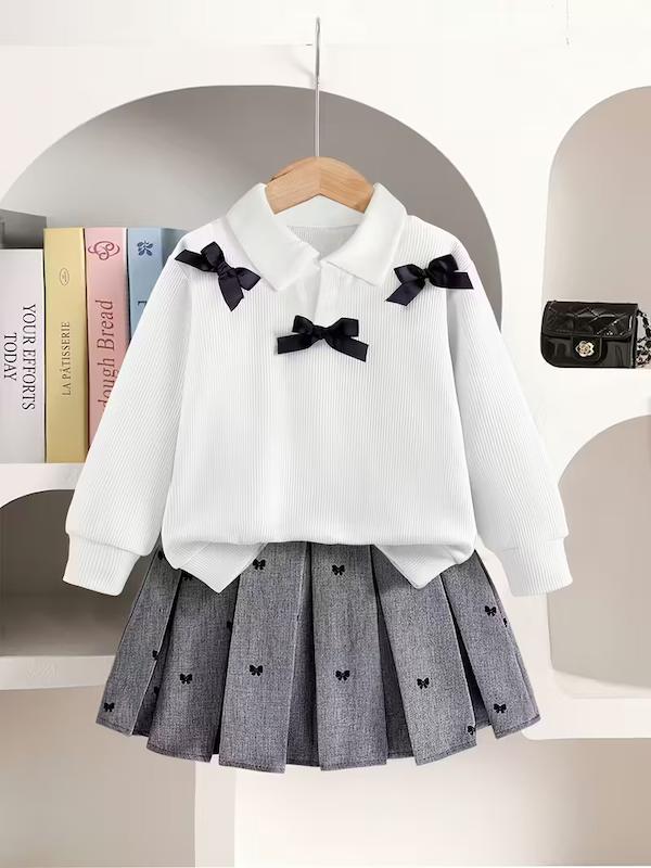 ست پیراهن و دامن دخترانه(4 تا 7 سال)(Min-32.00 TM)