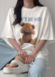 تیشرت زنانه DAZY با طرح خرس (XL تا S) (TAR-47-SHEIN)
