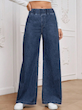 شلوار جین جیب‌دار کمر کشی (XL تا XS) (TAR-78-SHEIN)