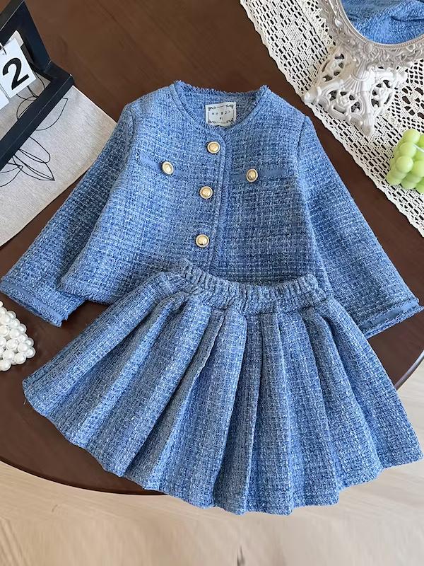 ست کت و دامن دخترانه ( 1 تا10 سال) (Min.61.00-TM)