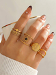 ست 4 عددی انگشتر زنانه (sar-12-SHEIN)