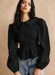 بلوز Poéselle با یقه پیتر پن (L تا XS) (TAR-60-SHEIN)
