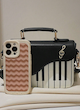 کیف دوشی طرح نت‌های موسیقی پیانو (TAR-125-SHEIN)