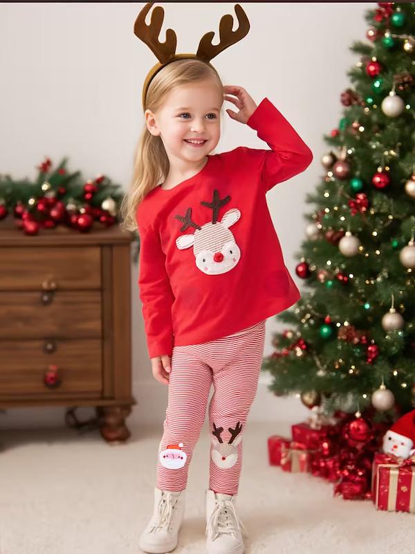 ست بلوز و شلوار دخترانه(2 تا 7 سال)(Min-40.99 TM)(AX6539973)