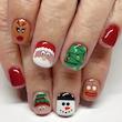  ست ناخن مصنوعی طرح کریسمس (sar-8-TM)