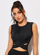 تاپ ورزشی  زنانه اسلیم فیت مدل Criss-Cross از برند Studio SHEIN (XL تا S) (TAR-22-SHEIN)