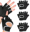 دستکش تناسب اندام وزنه برداری نیم انگشتی یونیسکس (XL تا S) (TAR-15-SHEIN)