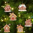 ست 6 عددی آویز خانه زنجبیلی کریسمس (sar-15-TM)