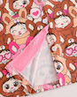 ست لباس خواب دخترانه 2 تکه با طرح لبوبو (8 تا 12 سال) (TAR-43-TM)