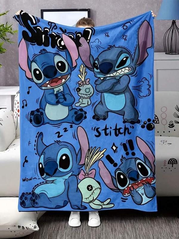  پتو پرزدار و نرم طرح استیچ (sar-168-SHEIN)