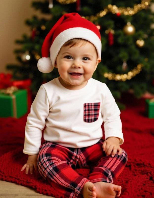 ست دوتیکه لباس و شلوار پاییزه پسرانه (Playful Pals) (6 ماه تا 3 سال) (naf.shein.42.40)