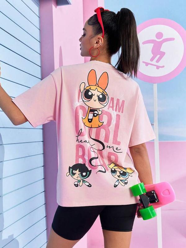 تیشرت دخترانه  (S,M,L) (sar-38-SHEIN)