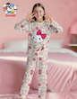 ست لباس خواب دخترانه طرح هلو کیتی SANRIO (1 تا 10 سال) (TAR-23-TM)