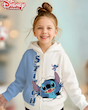 هودی دخترانه کلاه‌دار طرح استیچ برند DISNEY ( 1 تا 14 سال) (TAR-31-TM)