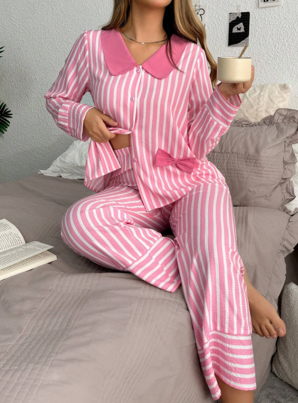 ست دو تکه لباس خواب زنانه (XL تا S) (TAR-73-SHEIN)