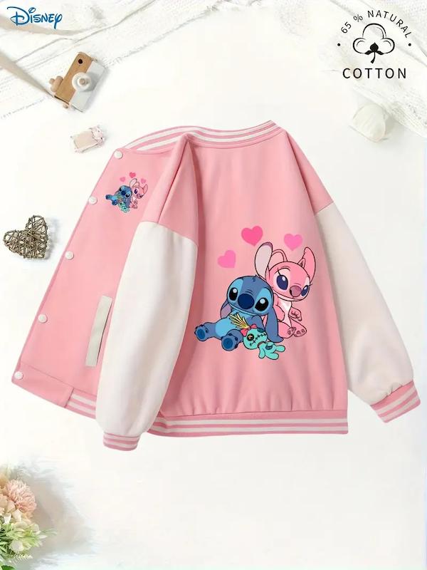ژاکت بیسبال دخترانه دیزنی استیچ (sar-42-TM)