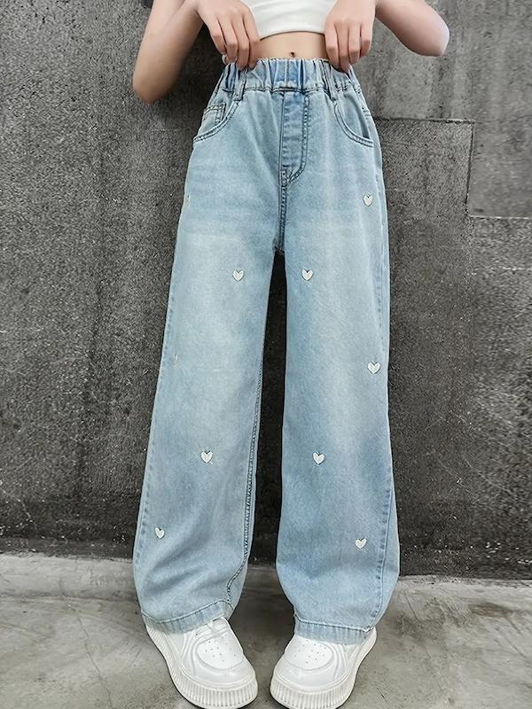 شلوار جین دخترانه (7 تا 16 سال) (sar-40-TM)