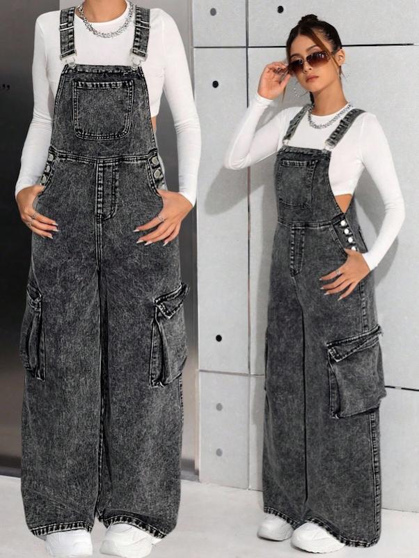 سرهمی جین نوجوان  دخترانه (13 تا 16 سال) (naf.shein.109.26)