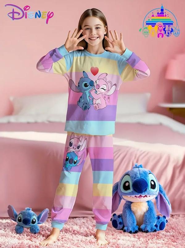 ست 2 تیکه لباس خواب دخترانه دیزنی (5 تا 14 سال)(sar-33-TM)