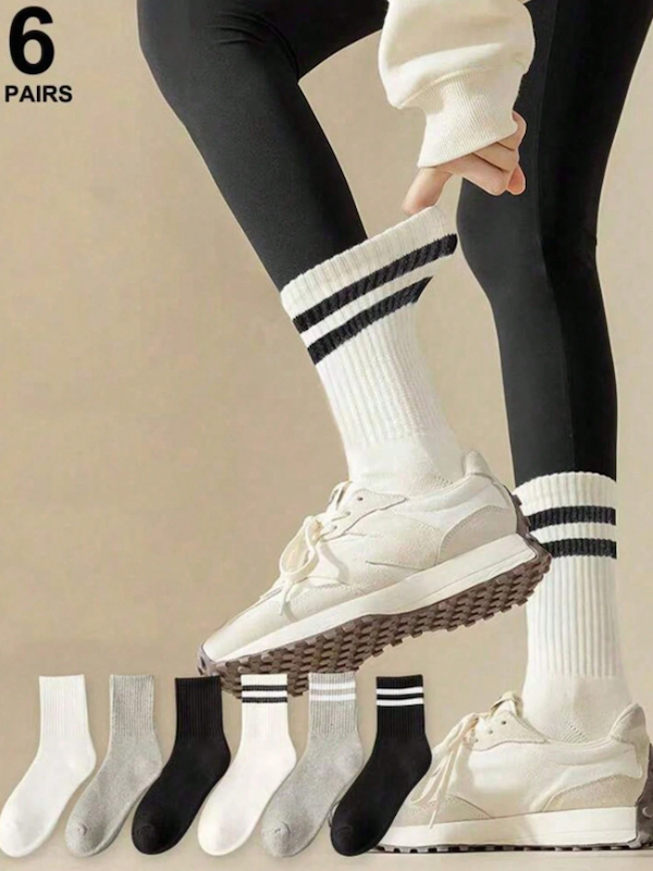 6 جفت جوراب یونیسکس (36 تا 43) (TAR-31-SHEIN)