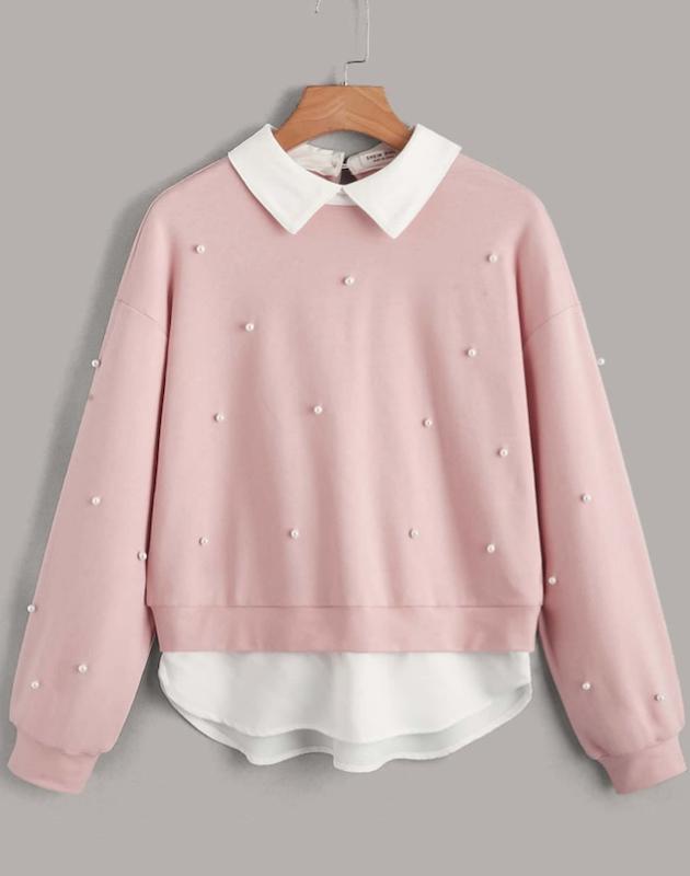 پلیور پاییزه نوجوان دخترانه (8 تا 14 سال) (naf.shein.65.91)