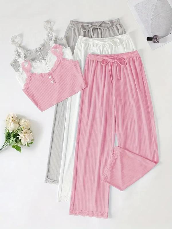 پک سه عددی لباس خواب دو تیکه زنانه (sar-80-TM)