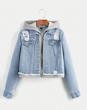 ژاکت جین کلاه دار نوجوان دخترانه (8 تا 14 سال) (naf.shein.115.50)