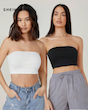 ست 2 تایی تاپ زنانه SHEIN BASICS (سایز 34 تا 42) (naf.Shein.28.08)