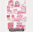 مجموعه لوازم جانبي مبلمان خانه عروسكي 35 تكه(HED- 51.49-TM)