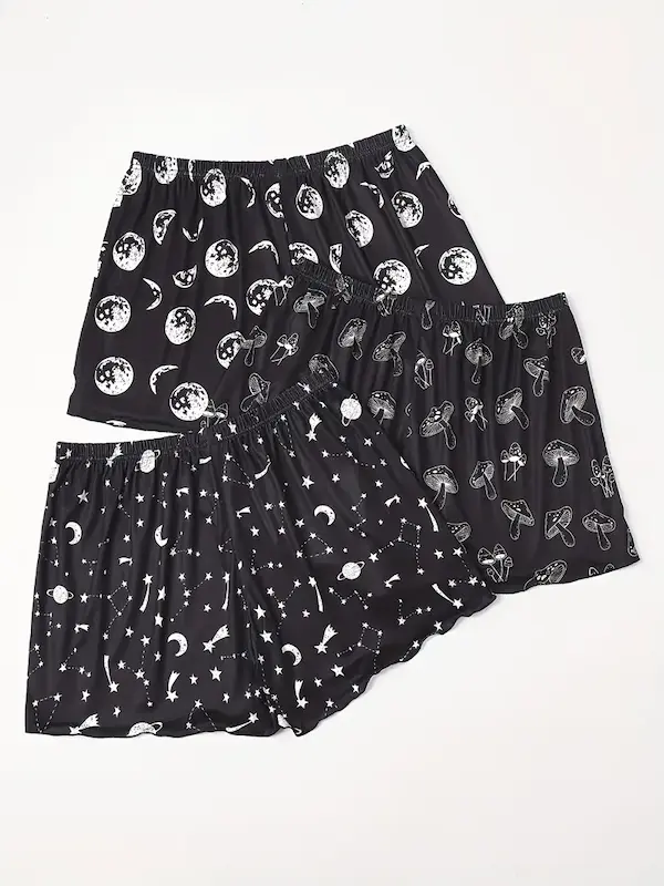 ست ۳ عددی شلوارک خواب زنانه (Sar-25-TM)