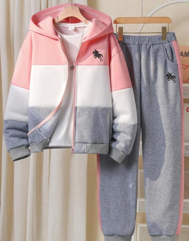 ست دوتیکه هودی و شلوار نوجوان دخترانه (13 تا 16 سال) (naf.shein.160.88)