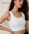 تاپ ساده زنانه SHEIN BASICS (سایز XS تا L) (naf.Shein.22.77)