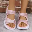 صندل تابستانی دخترانه اکلیلی با بند قابل تنظیم(سایز 25.5 تا 36) (Peg-33-TM)