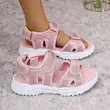 صندل تابستانی دخترانه اکلیلی با بند قابل تنظیم(سایز 25.5 تا 36) (Peg-33-TM)