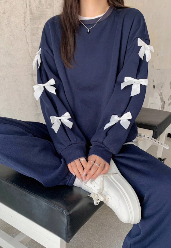 ست دوتیکه دورس و شلوار پاپیونی پاییزه دخترانه (8 تا 16 سال) (naf.shein.146.72)