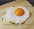 ماكت تخم مرغ سرخ شده واقعي ١ تكه(HED-11.83-TM)