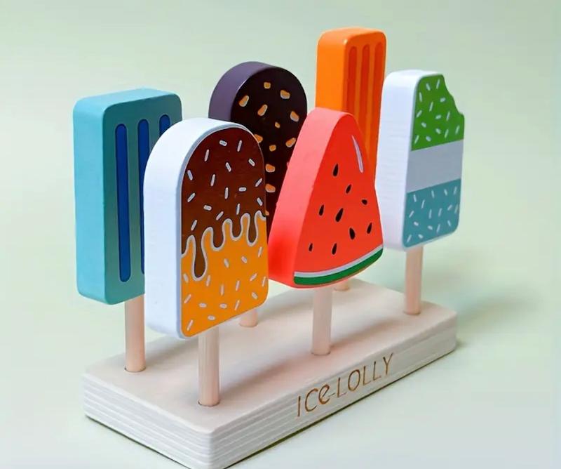 اسباب بازي چوبي بستني(HED-20.70-TM)