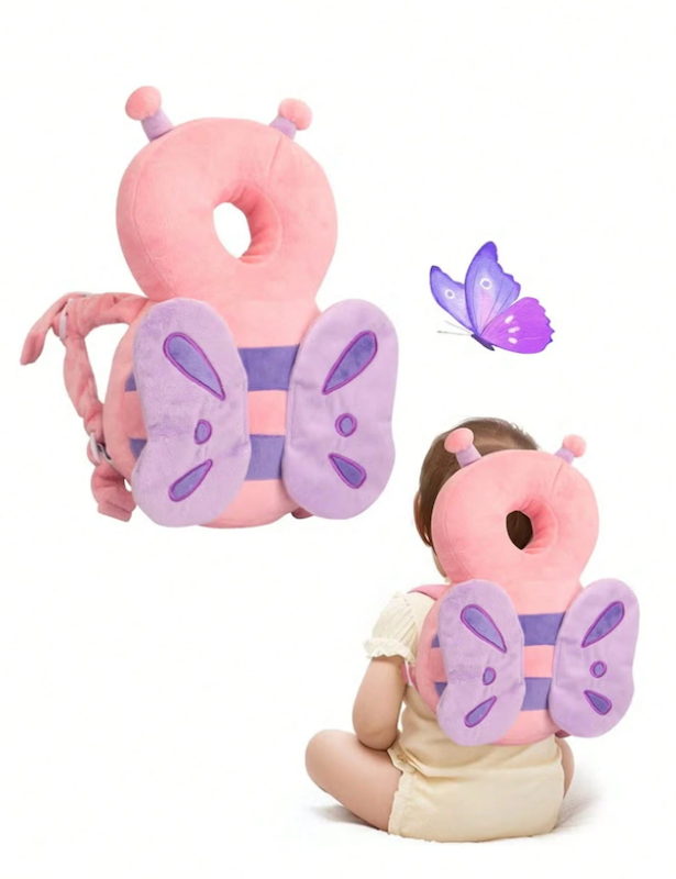 کوله ضربه گیر سر کودک طرح پروانه و فیل (TAR-56-SHEIN)