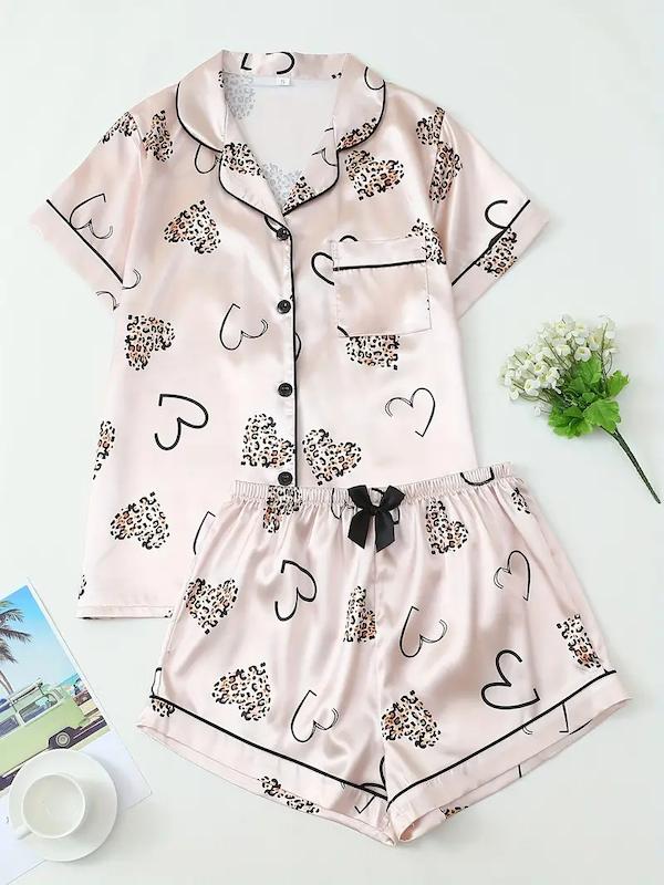 ست 2 تیکه لباس خواب زنانه (sar-30-TM)